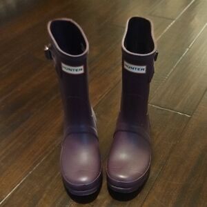 Hunter Purple Rain Boots